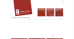 Desktop Screenshot of neuebalan.de